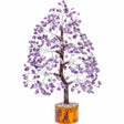 Arbore 25 cm Cristalin cu pietricele din Ametist - Aducator de Liniste si Echilibru - Sculptura Energetica pentru Decorul Casei si Biroului - Idee de Cadou pentru Intelegere Spirituala si Protectie