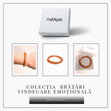 Bratara cu margele ovale 13mm de chihlimbar – Protectie si energie