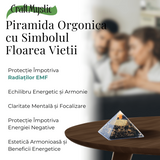 Piramida Orgonica cu Turmalina Neagra - Protectie si Energie Pozitiva