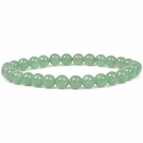 Bratara Elastica cu Margele 6mm din Aventurin Verde Semipretios Natural