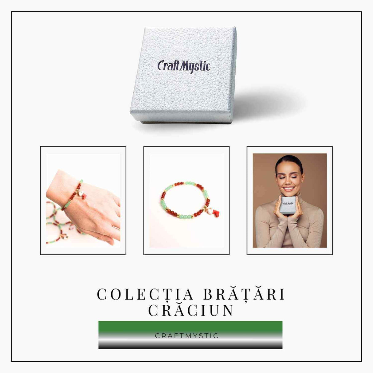 Bratara Agat rosu si aventurin verde accesoriu mix- eleganta si noroc