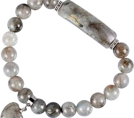 Bratara cu pietre semipretioase margele 8mm ochi de Labradorit : Echilibru si armonie