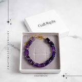 Geometrie Spirituala – Bratara cu Ametist Natural