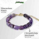 Geometrie Spirituala – Bratara cu Ametist Natural