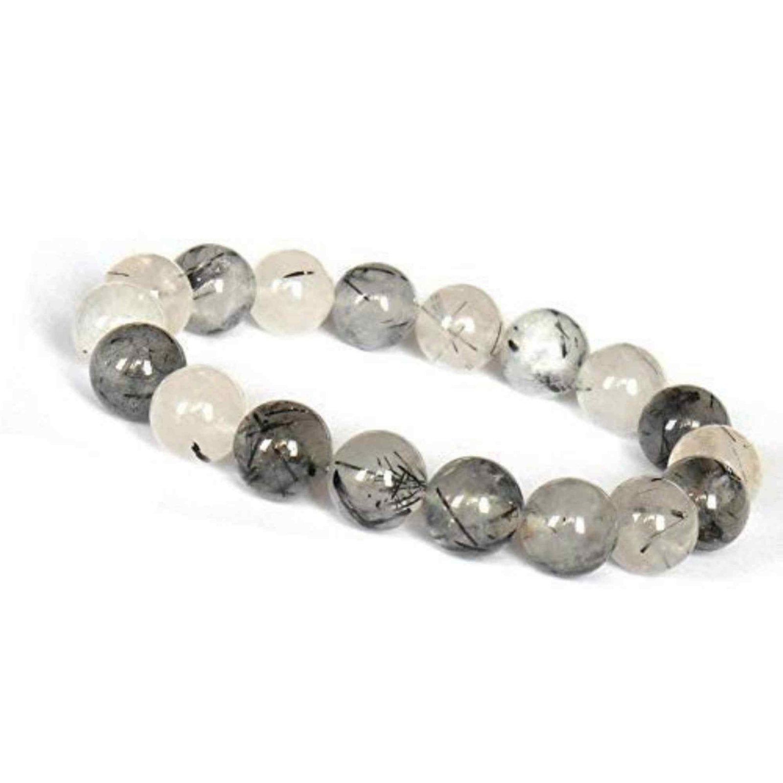 Bratara de Manifestare - Bratara Manuala din Rutil Negru Natural 8mm
