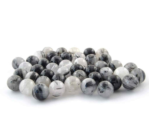 Bratara de Manifestare - Bratara Manuala din Rutil Negru Natural 8mm