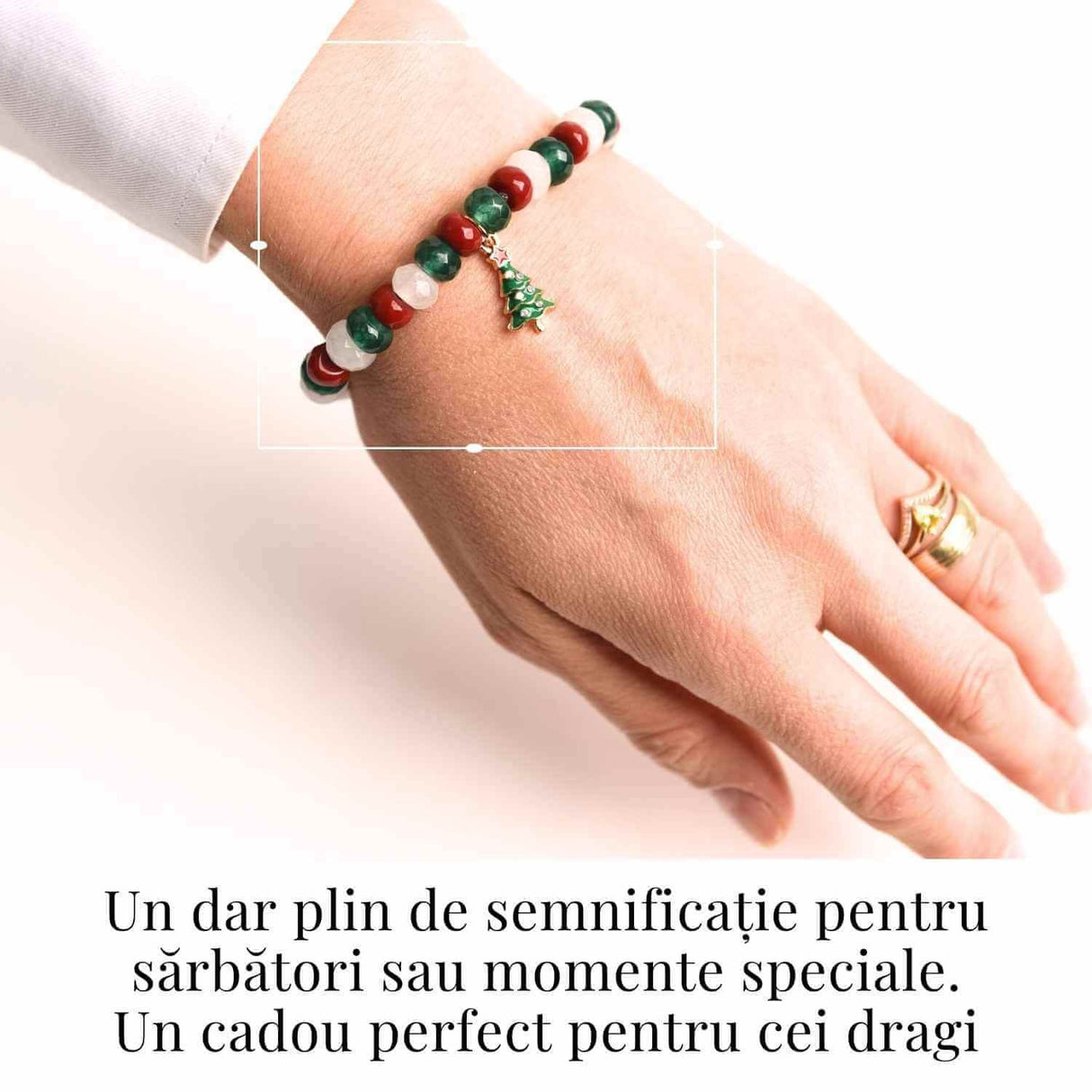 Bratara Jasp Rosu, Verde si Jad Alb – Echilibru si Protectie