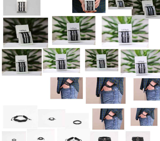 Set 3 Brățări Inedite cu Arborele Vieții si piele sintetica – Stil și Protecție pentru Orice Ocazie