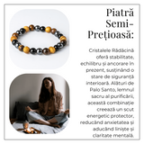 Alchimia Protectiei – Bratara cu Cristale Radacina si Palo Santo Purificator