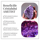 Pisicuta armoniei – Ametist pentru Intuitie si Protectie Spirituala 5 cm inaltime