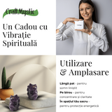 Pisicuta armoniei – Ametist pentru Intuitie si Protectie Spirituala 5 cm inaltime