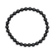 Bratara Elastica cu Margele de Turmalina Neagra de 6mm – Talisman Protector si Stilat