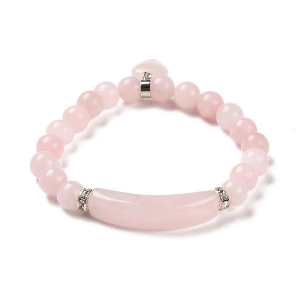 Bratara Zen Cuart Roz 8mm – Iubire si Vindecare Emotionala