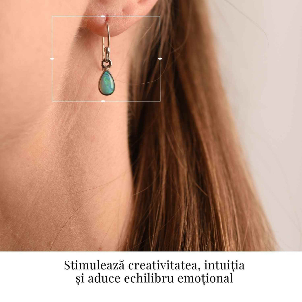 Cercei Argint 925 cu Opal Etiopian - Eleganta si Protectie Energetica