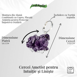 Cristal viu la urechile tale – Cercei ametist pentru intuitie si liniste
