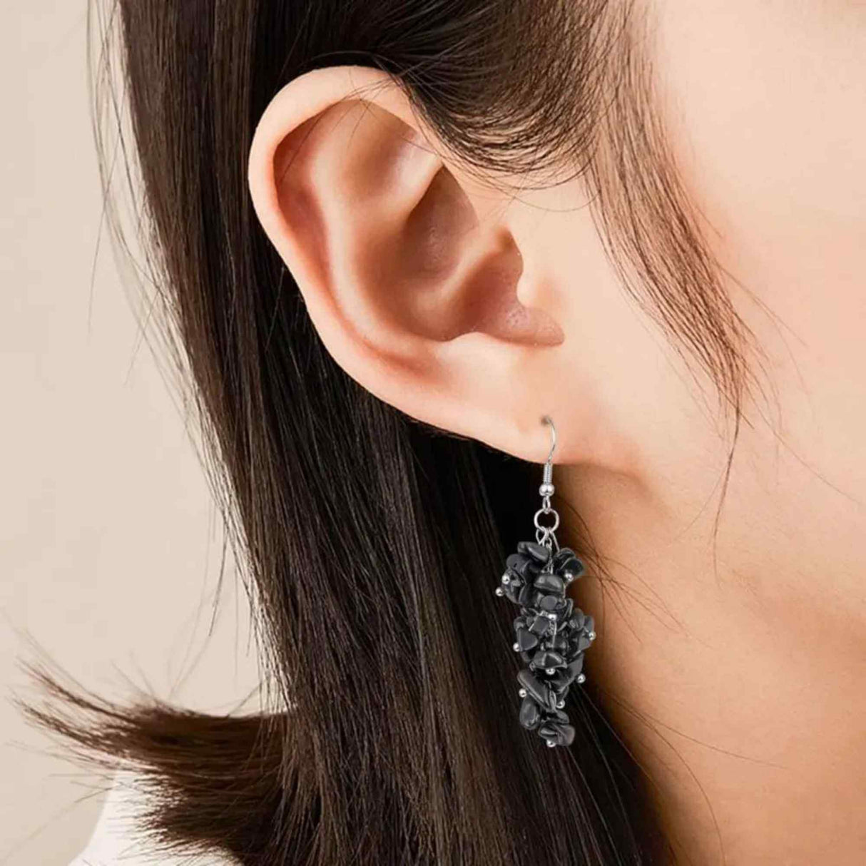 Cercei Sofisticati cu Obsidian - Protectie Energetica si Eleganta Moderna