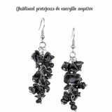 Cercei Sofisticati cu Obsidian - Protectie Energetica si Eleganta Moderna