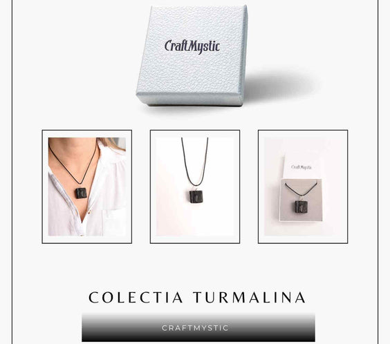 Colier cu Turmalina Neagra - Protectie si Echilibru Energetic