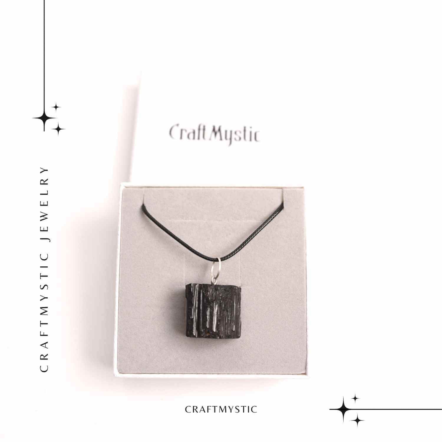Colier cu Turmalina Neagra - Protectie si Echilibru Energetic