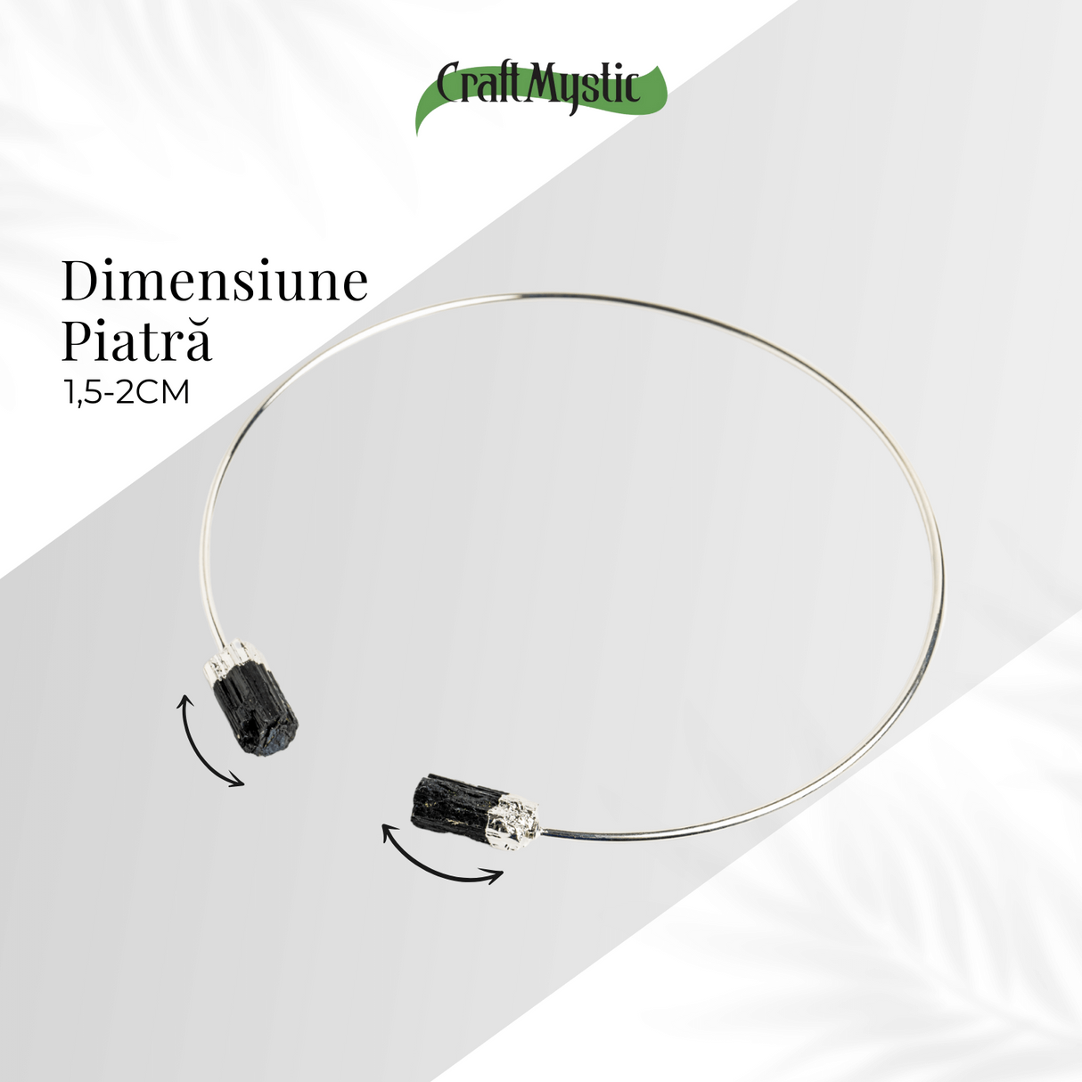 Colier Choker Turmalina Neagra - Protectie Energetica si Echilibru Spiritual