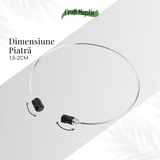 Colier Choker Turmalina Neagra - Protectie Energetica si Echilibru Spiritual