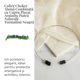 Colier Choker Turmalina Neagra - Protectie Energetica si Echilibru Spiritual