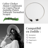 Colier Choker Turmalina Neagra - Protectie Energetica si Echilibru Spiritual