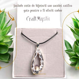 Colier cu Pandantiv din Agat si varf Ametist – Protectie si Echilibru Energetic