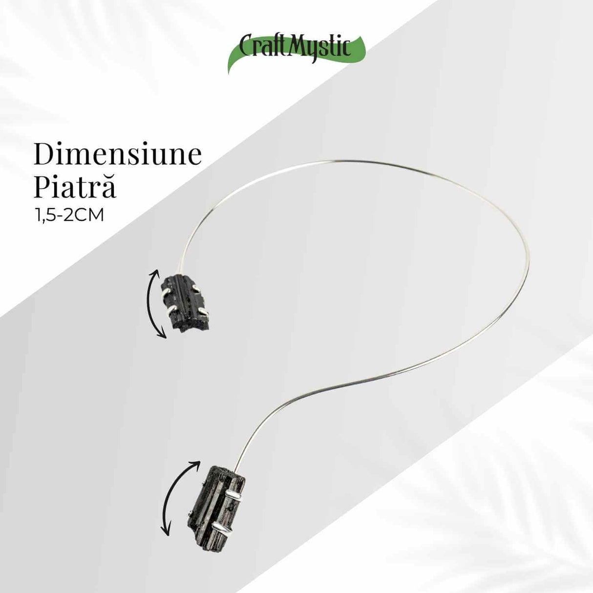 Colier Choker Turmalina Neagra - Protectie Energetica si Echilibru