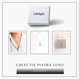 Colier cu Piatra Lunii Curcubeu - Armonie si Claritate Interioara