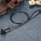 Colier Terapeutic din Obsidian sub Forma de Piramida