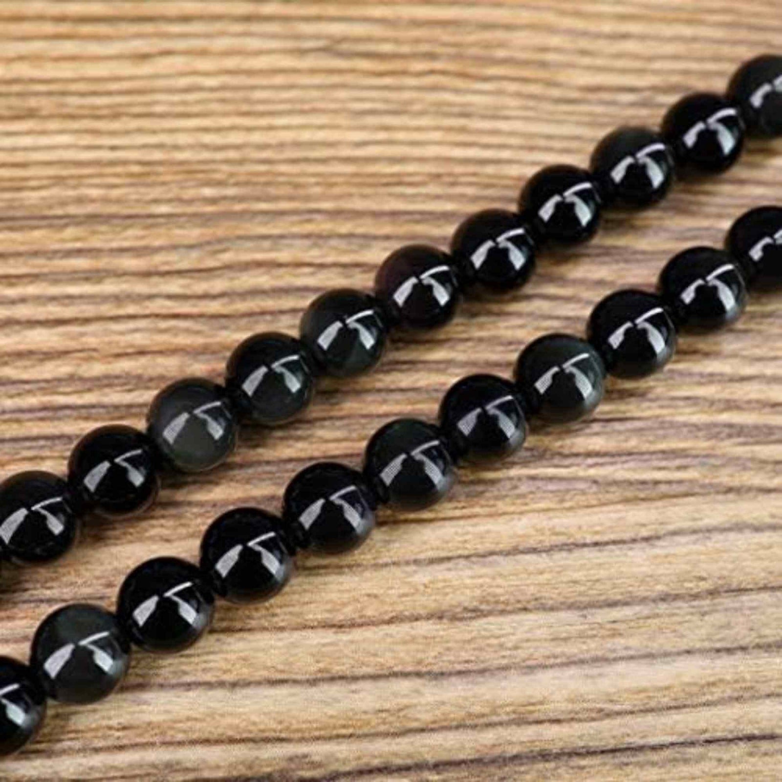 Dubla utilizare Bratara/Colier 108 Mala din Obsidian si Ochi de Tigru cu Mana Fatimei sau Hamsa