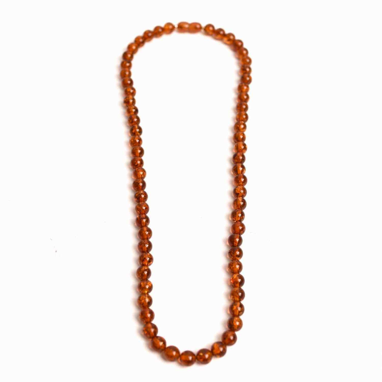 Colier Margele 7mm Chihlimbar Caramiu – Protectie si Echilibru Energetic