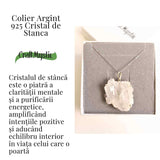 Claritate si Echilibru Zilnic – Colier Cristal de Stanca si Argint 925
