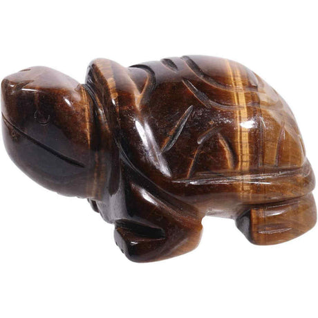 Figurina broasca testoasa 4 cm de cristal semipretios -  Sculptura din piatra vindecatoare reiki de buzunar pentru decor, colectie