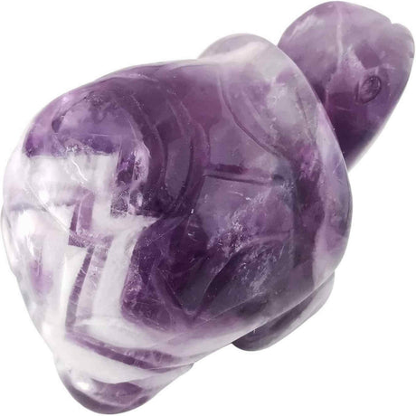 Figurina broasca testoasa 4 cm de cristal semipretios -  Sculptura din piatra vindecatoare reiki de buzunar pentru decor, colectie