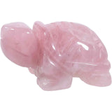 Figurina broasca testoasa 4 cm de cristal semipretios -  Sculptura din piatra vindecatoare reiki de buzunar pentru decor, colectie