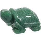 Figurina broasca testoasa 4 cm de cristal semipretios -  Sculptura din piatra vindecatoare reiki de buzunar pentru decor, colectie