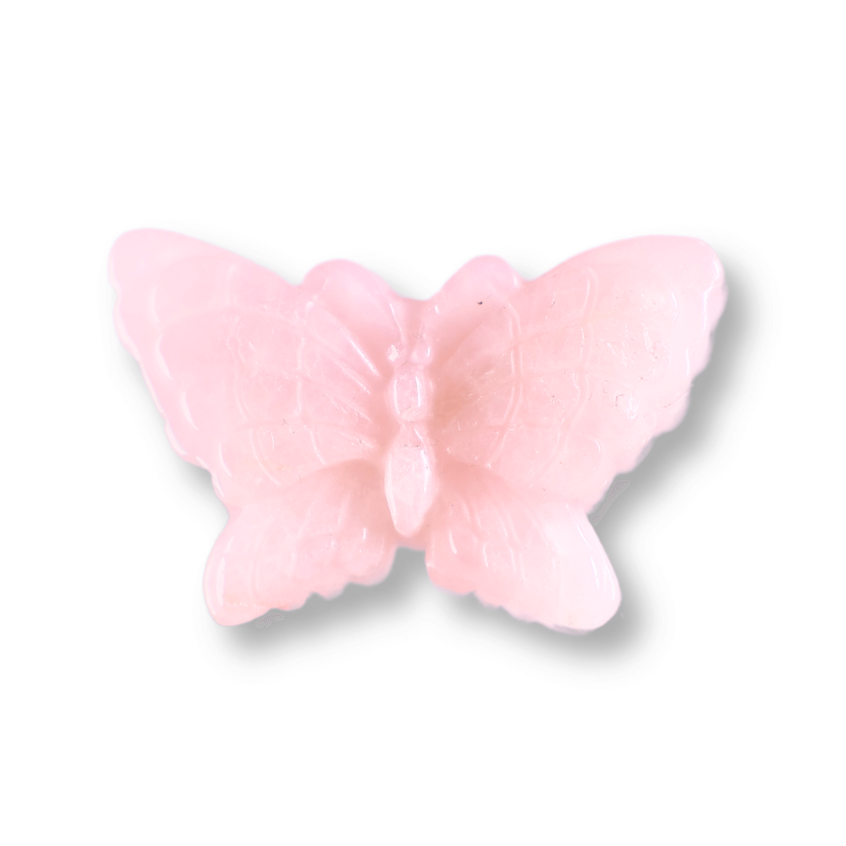 Figurina Fluture din Cuart Roz Natural, 5 cm - Incurajeaza Iubirea de Sine si Armonia Emotionala