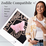 Figurina Fluture din Cuart Roz Natural, 5 cm - Incurajeaza Iubirea de Sine si Armonia Emotionala
