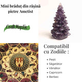 Figurina Bradut cu Ametist – Calm si Protectie Spirituala