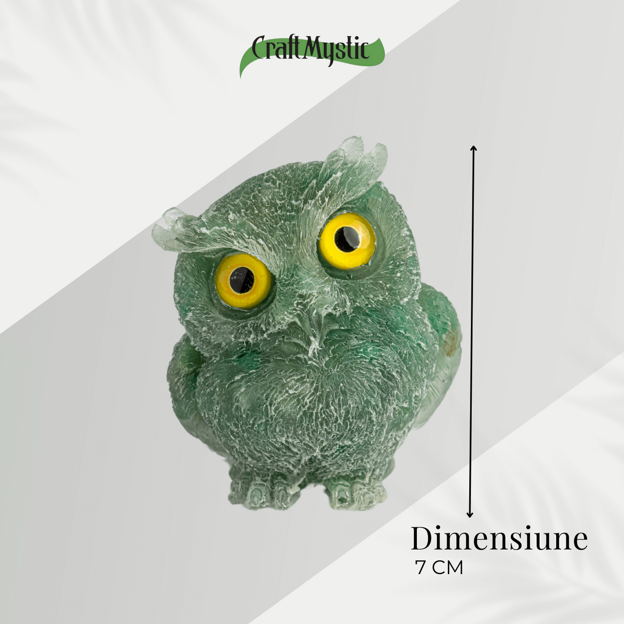 Bufnita din Aventurin Verde – Simbolul Intelepciunii si Norocului