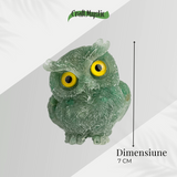 Bufnita din Aventurin Verde – Simbolul Intelepciunii si Norocului