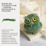 Bufnita din Aventurin Verde – Simbolul Intelepciunii si Norocului