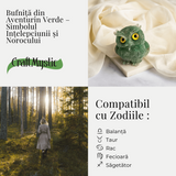 Bufnita din Aventurin Verde – Simbolul Intelepciunii si Norocului