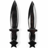 Figurina Pumnal din Obsidian Natural - Decor Elegant, Vindecare Reiki