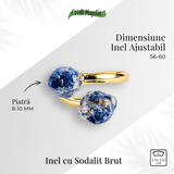 Activeaza-ti vocea interioara – Inel cu dublu Sodalit, piatra comunicarii autentice