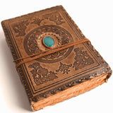 Jurnal piele naturala cu aventurin verde – Creativitate si energie pozitiva