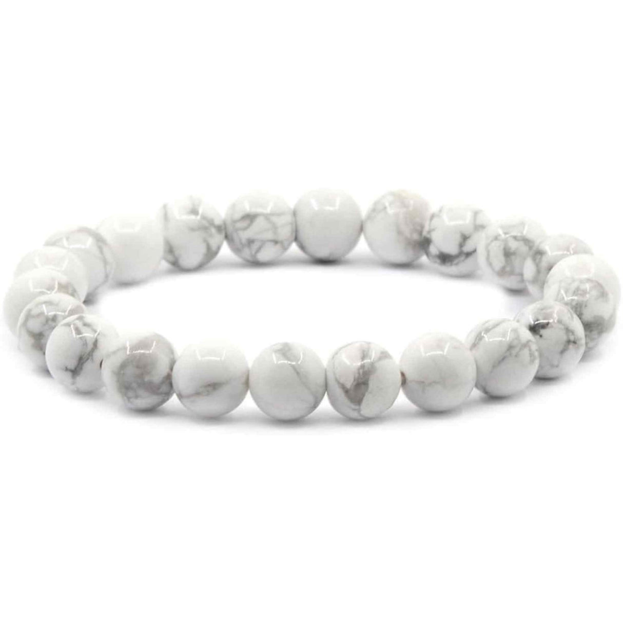 Bratara cu margele 8mm din pietre semipretioase naturale din turcoaz - Aduce echilibru