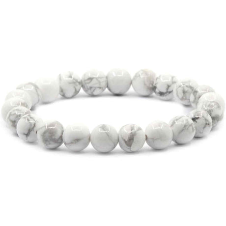 Bratara cu margele 8mm din pietre semipretioase naturale din turcoaz - Aduce echilibru